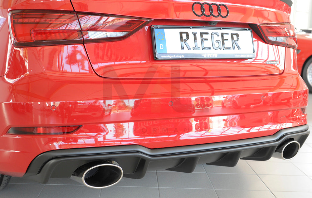 Rieger 00056827 Audi 8V Rear Diffuser (A3 & S3) 2 | ML Performance UK Car Parts