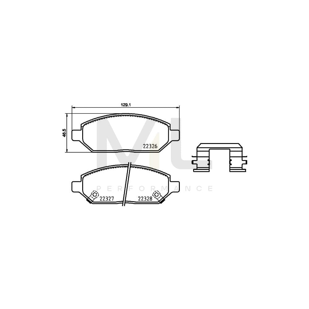 Brembo P 59 088 Brake Pad Set With Acoustic Wear Warning | ML Performance Car Parts