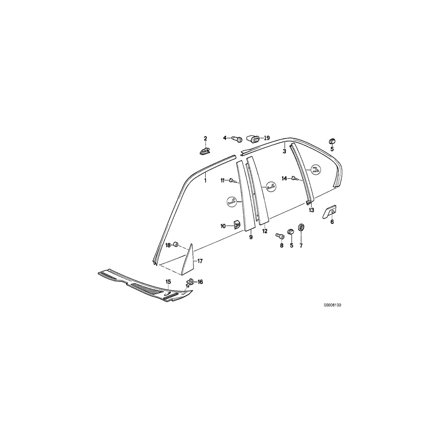 Genuine BMW 51131928778 E34 E32 Grommet D=4,8 (Inc. M5 3.8) | ML Performance UK Car Parts