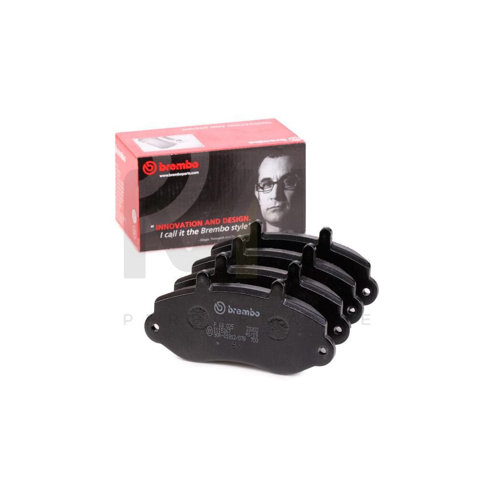 Brembo P 68 025 Brake Pad Set Excl. Wear Warning Contact | ML Performance Car Parts