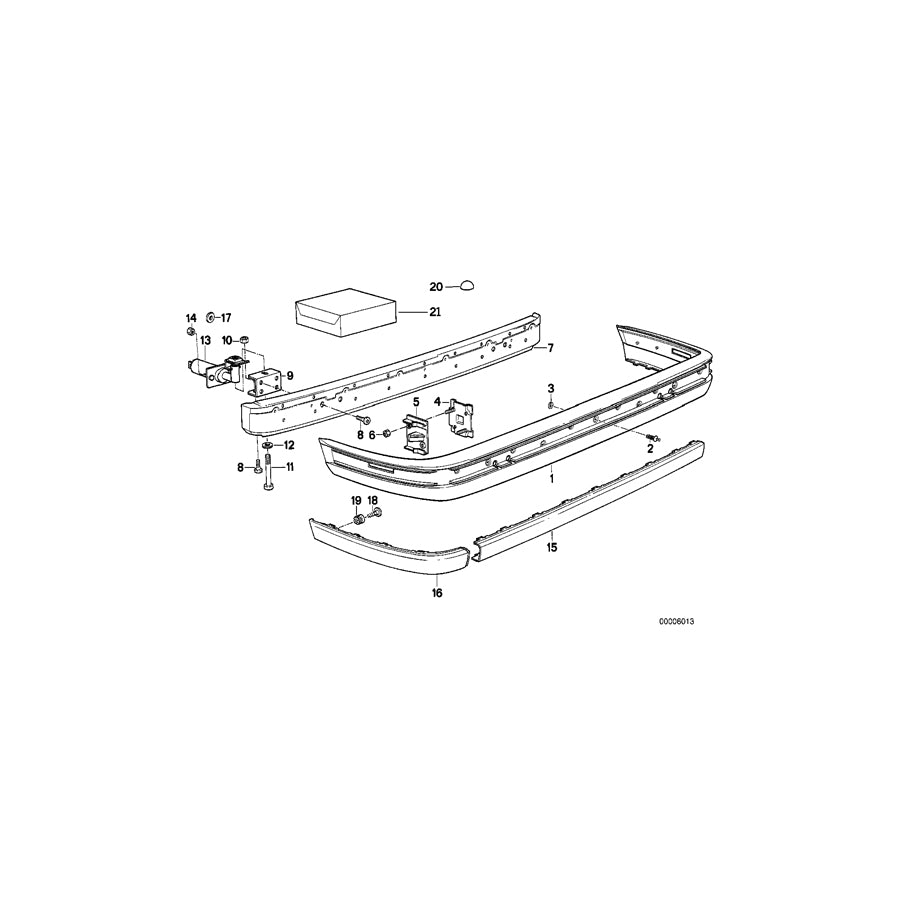 Genuine BMW 51121908404 E30 E32 Fit Bolt (Inc. 316) | ML Performance UK Car Parts