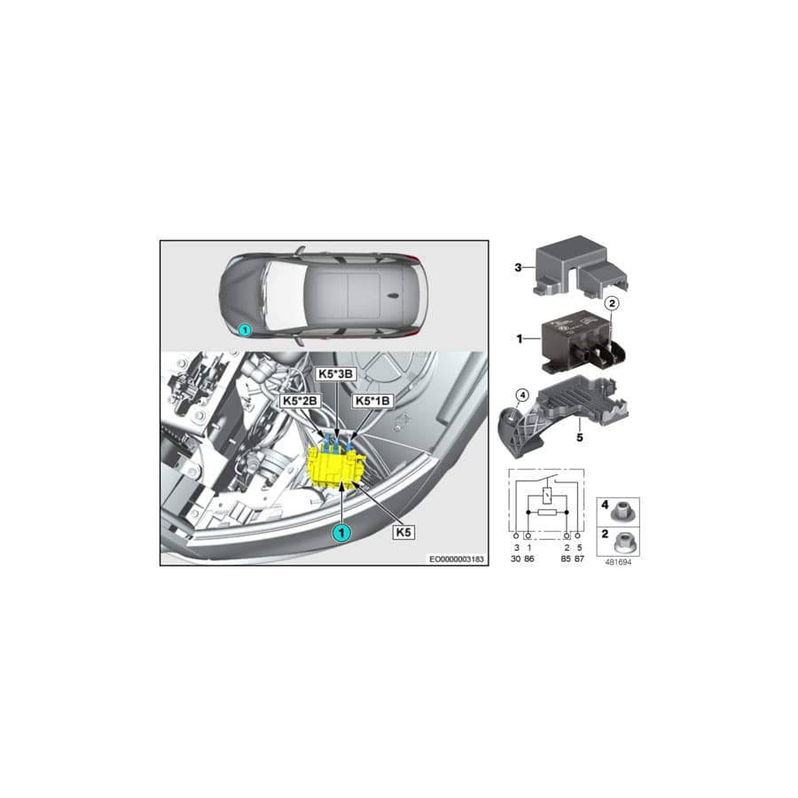 Genuine BMW 61132553330 F45 F46 F48 Cover (Inc. X1 20iX, X1 28i & X1 20i) | ML Performance UK Car Parts