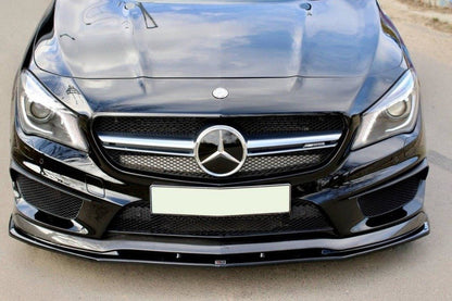 Maxton Design Mercedes Benz CLA 45 AMG C117 (Pre-Facelift) Front Splitter V.2