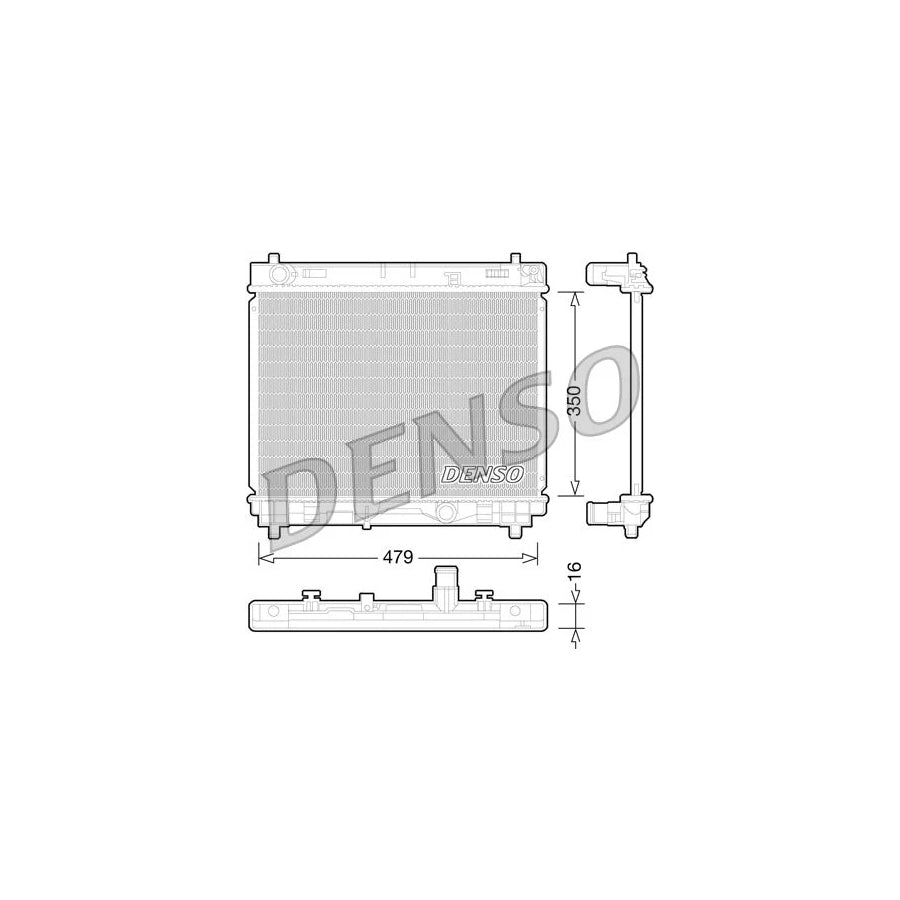 Denso DRM50059 Drm50059 Engine Radiator For Toyota Urban Cruiser (Xp110) | ML Performance UK