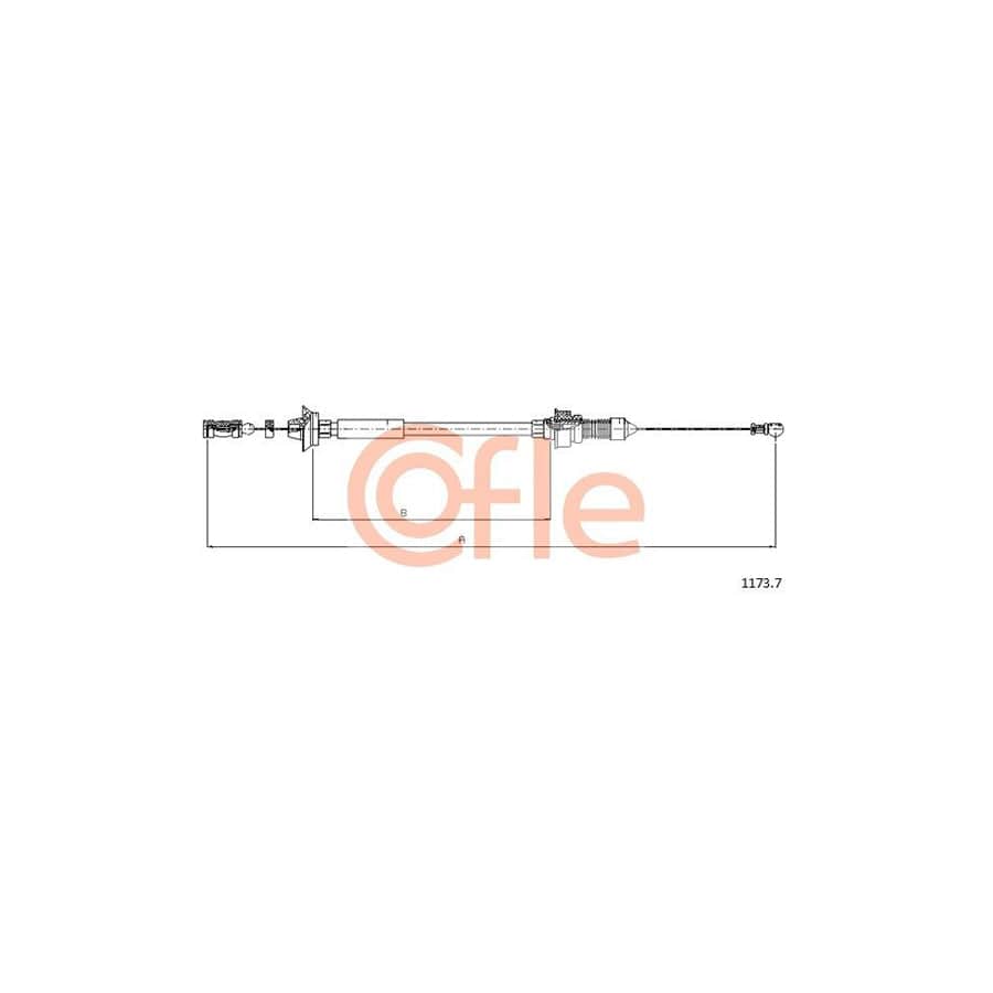 COFLE 1173.7 Throttle Cable | ML Performance UK Car Parts