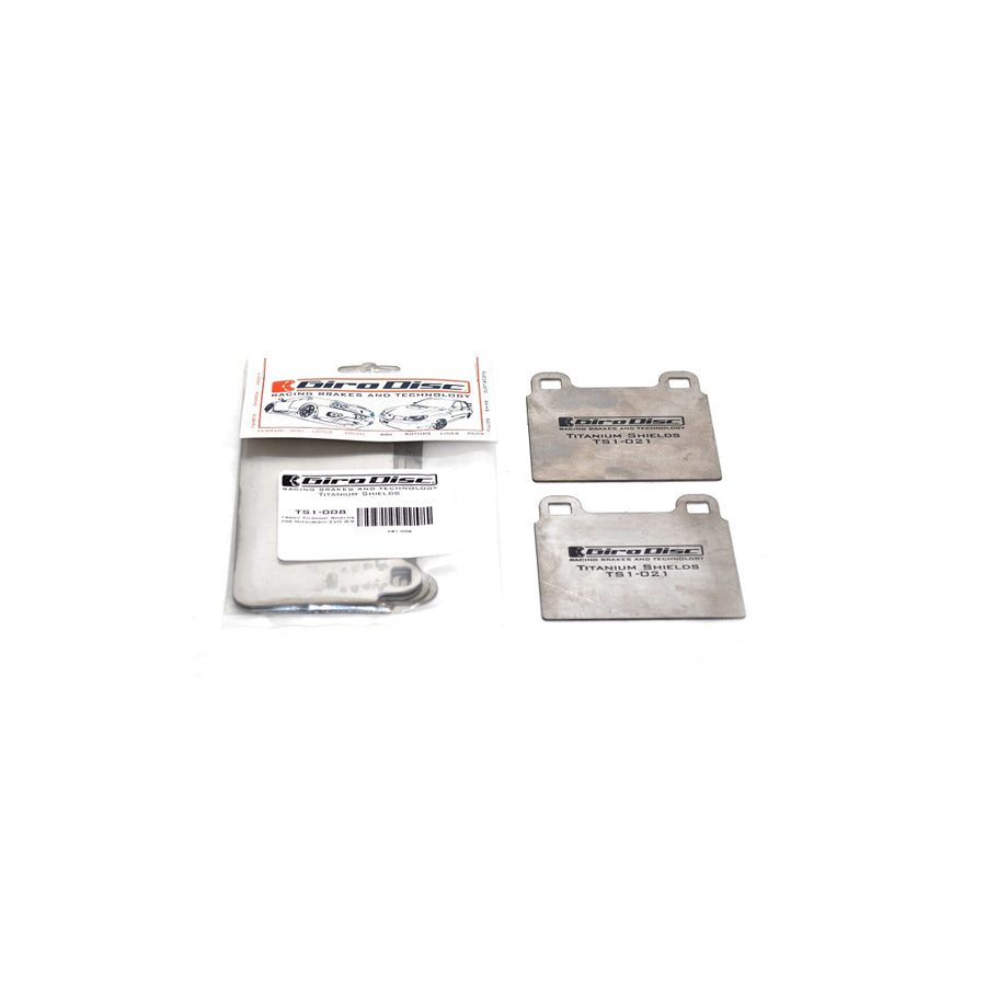 Girodisc TS-1741-4 Porsche Front Titanium Backing Plate Kit (Inc. 911 & Cayman) | ML Performance UK Car Parts