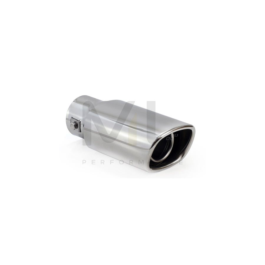 AMiO MT 015 01315 Exhaust tip oval, round, Stainless Steel, 180mm, 51mm | ML Performance Car Parts