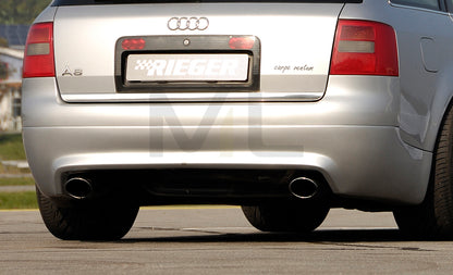 Rieger 00055308 Audi 4B A6 Rear Diffuser - S6-Look 1 | ML Performance UK Car Parts