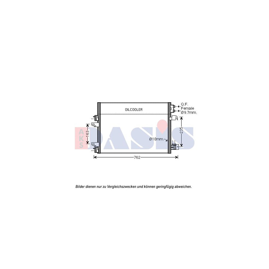 AKS Dasis 522079N Air Conditioning Condenser | ML Performance UK