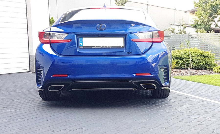 Maxton Design Lexus RC Central Rear Splitter (without vertical bars)