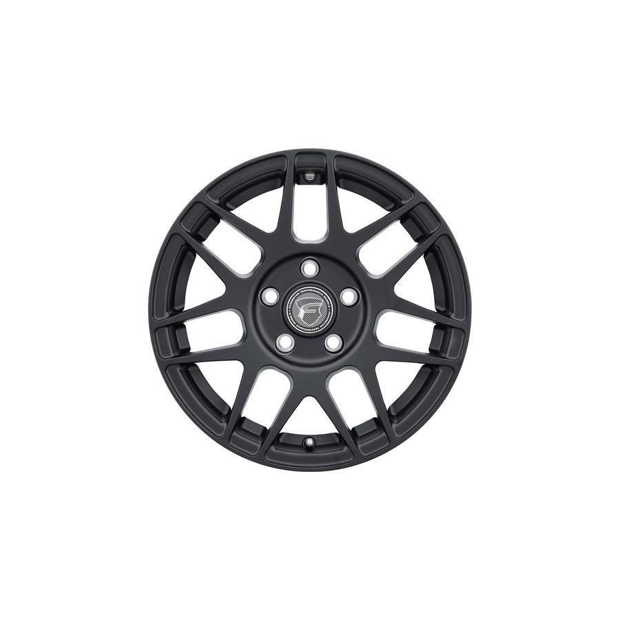 Forgestar F17277067P06 17x7 F14 Drag Semi Concave 5x114.3 ET6 BS4.25 Satin Black Drag Racing Wheel