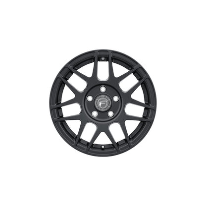 Forgestar F17277067P06 17x7 F14 Drag Semi Concave 5x114.3 ET6 BS4.25 Satin Black Drag Racing Wheel