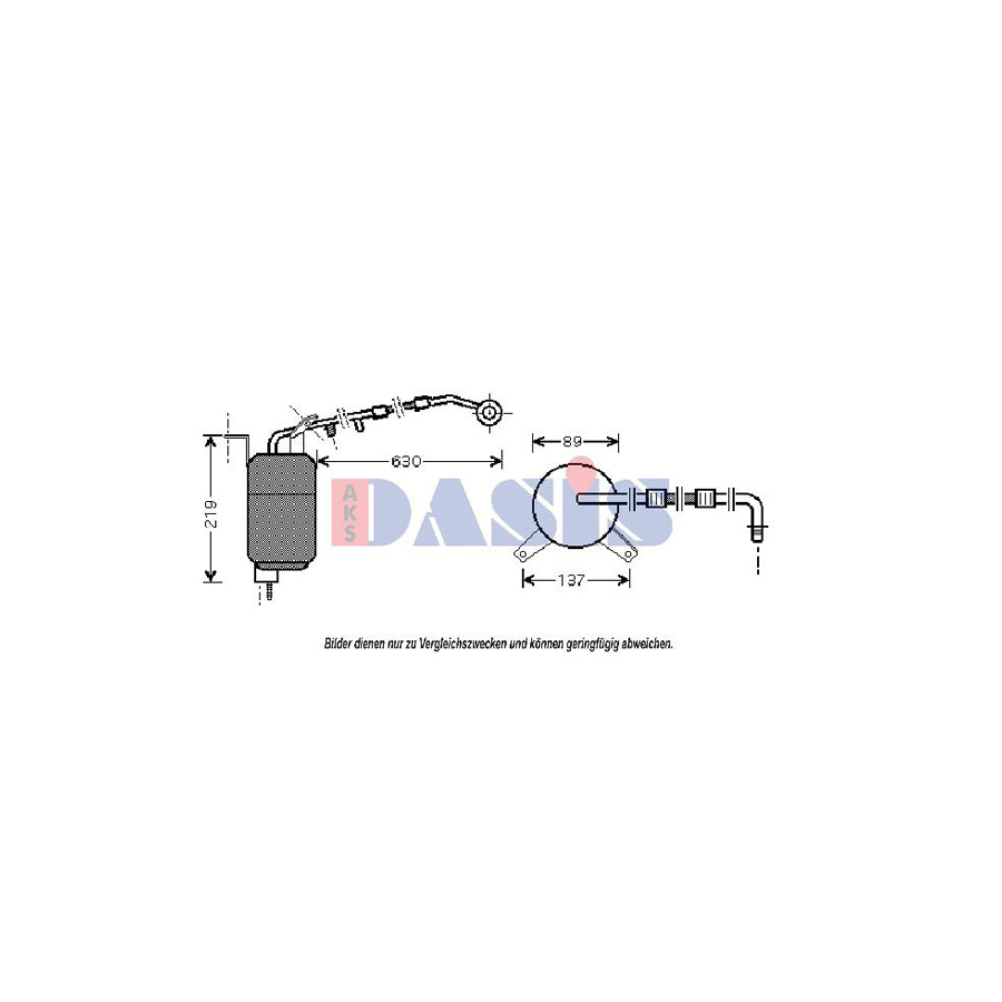 AKS Dasis 800415N Dryer, Air Conditioning For Ford Mondeo | ML Performance UK