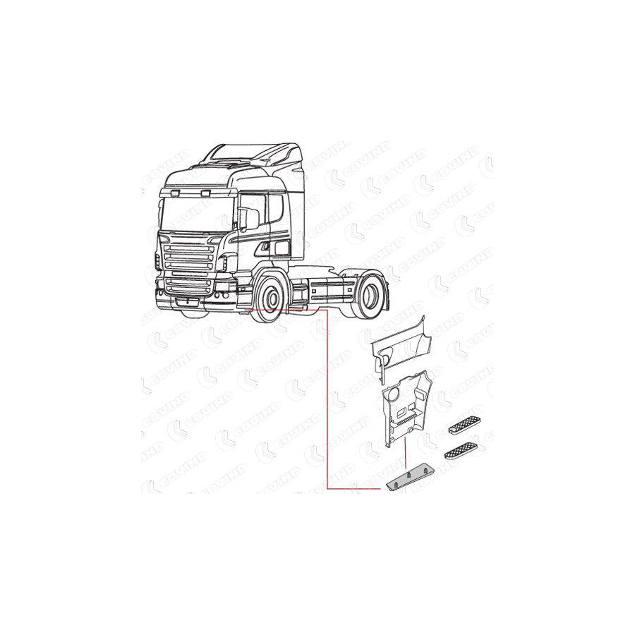 Covind Scr/243 Cover, Footboard | ML Performance UK