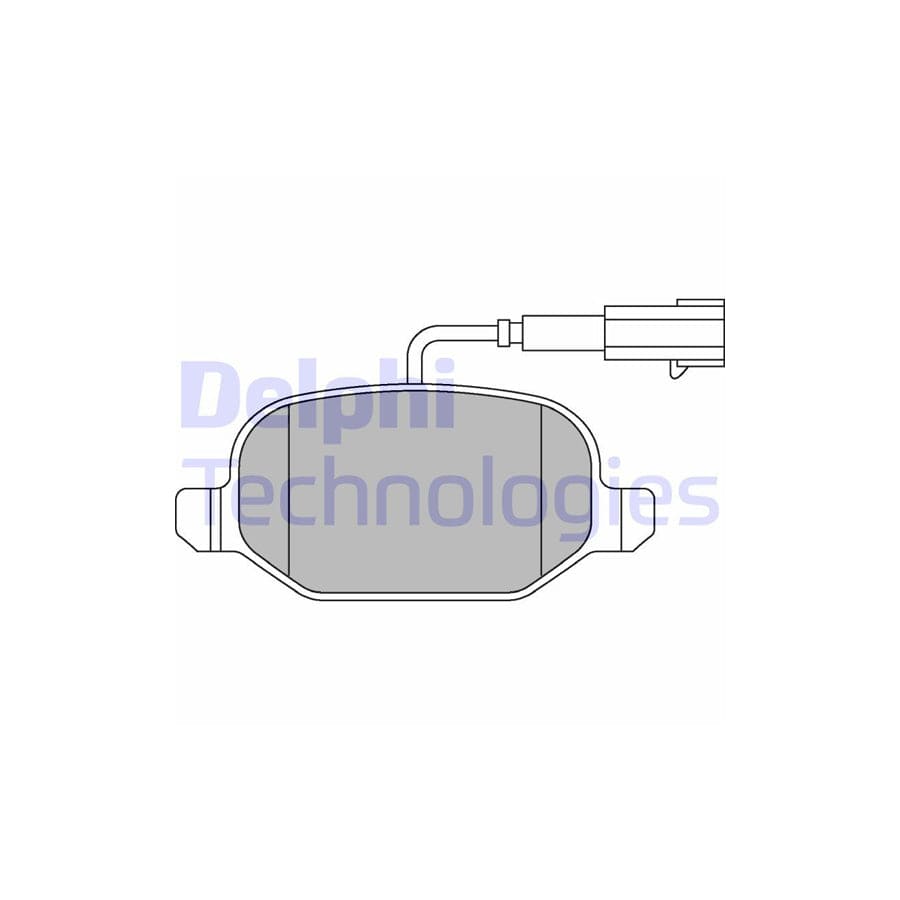 Delphi Lp2300 Brake Pad Set