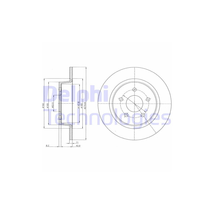 Delphi Bg4533C Brake Disc