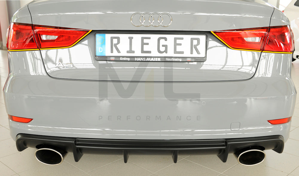 Rieger 00056809 Audi 8V Rear Diffuser (A3 & S3) 5 | ML Performance UK Car Parts