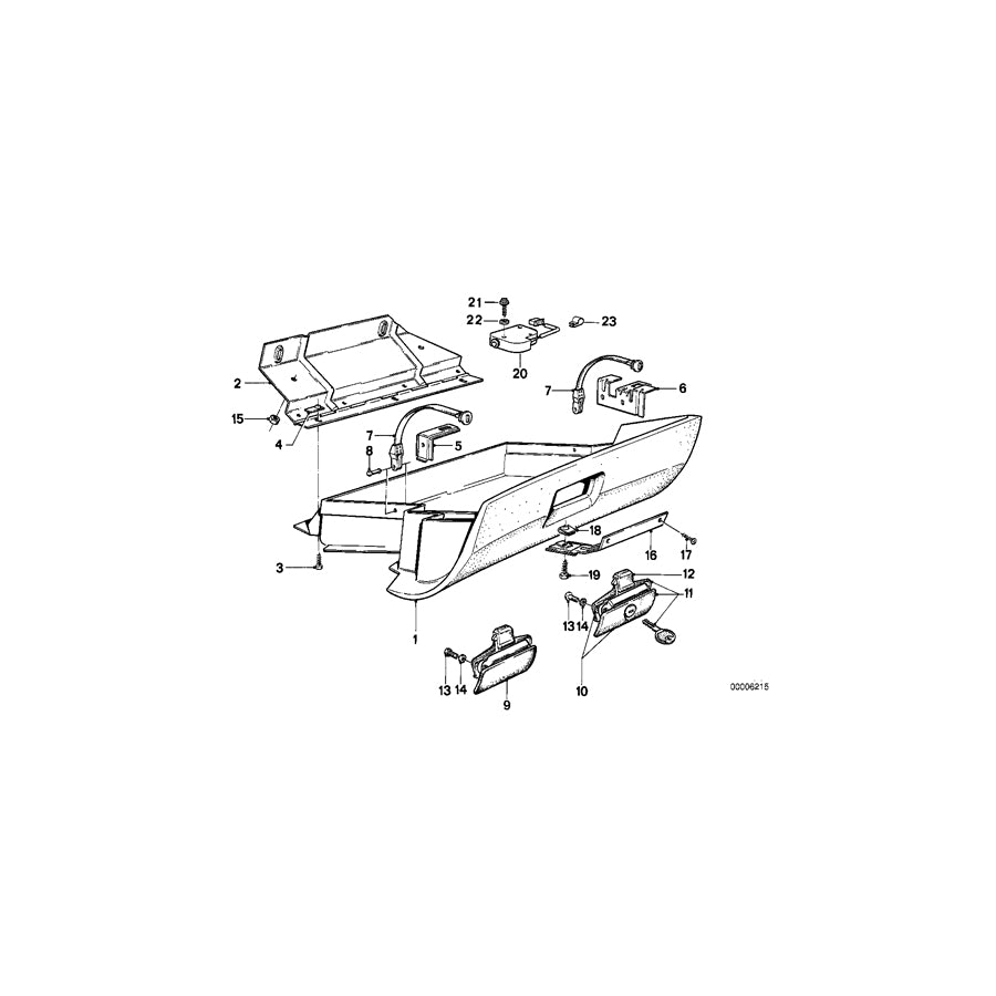 Genuine BMW 51161916022 E30 Hinge (Inc. 325e) | ML Performance UK Car Parts