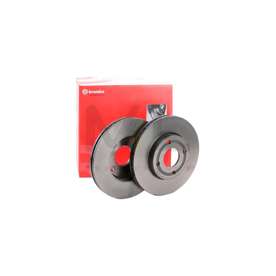 BREMBO 09.C760.11 Brake Disc for FORD FIESTA Internally Vented, Coated | ML Performance Car Parts