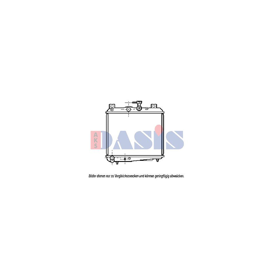 AKS Dasis 350240N Engine Radiator For Subaru Rex III | ML Performance UK