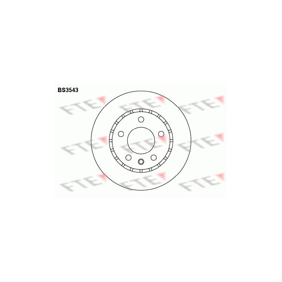 Fte BS3543 Brake Disc For Opel Omega | ML Performance UK Car Parts