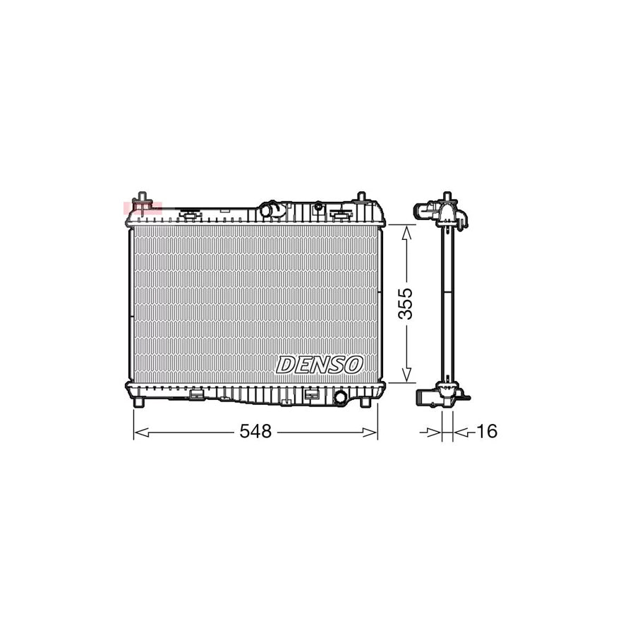 Denso DRM10043 Drm10043 Engine Radiator | ML Performance UK