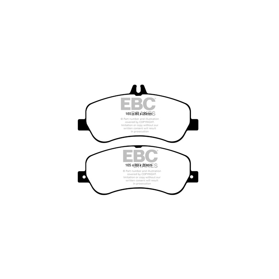 EBC DPX2011 Mercedes-Benz X204 Ultimax Front Brake Pads 2 | ML Performance UK Car Parts