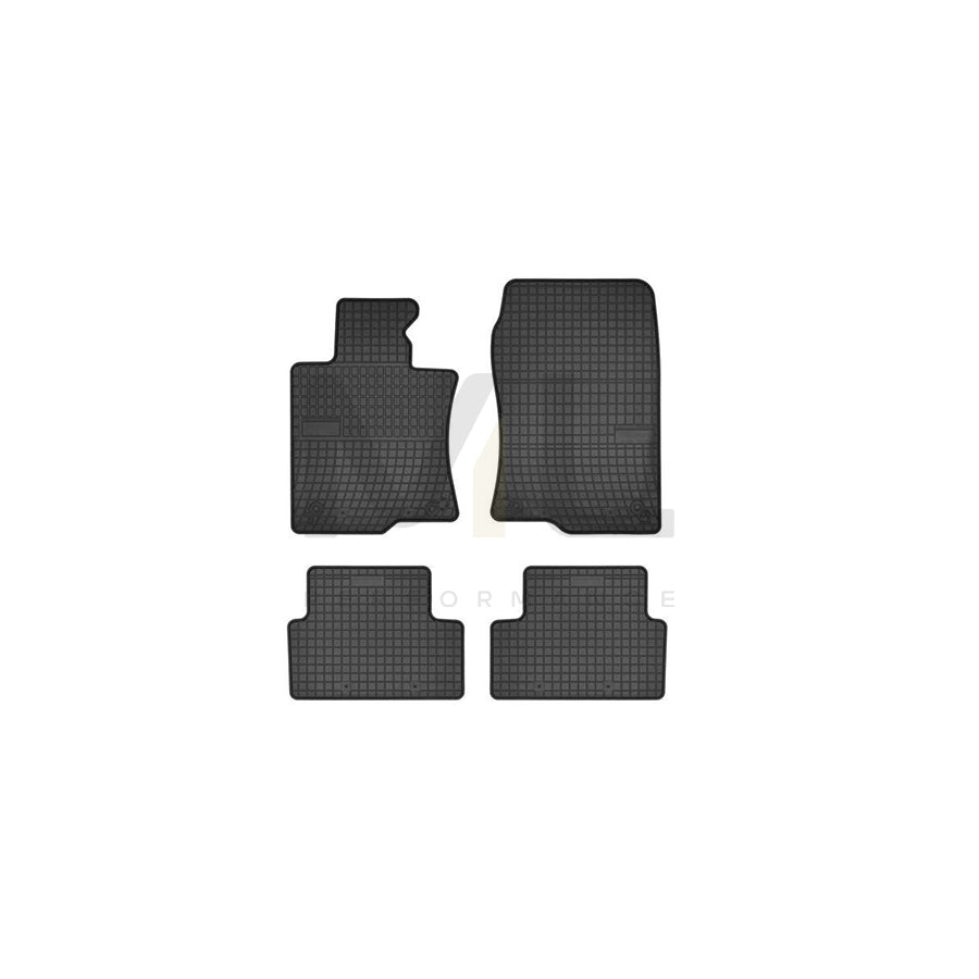 FROGUM Tailored 0835 Floor mat set for HONDA Accord VIII Saloon (CU) Elastomer, Front and Rear, Quantity: 4, Black | ML Performance Car Parts