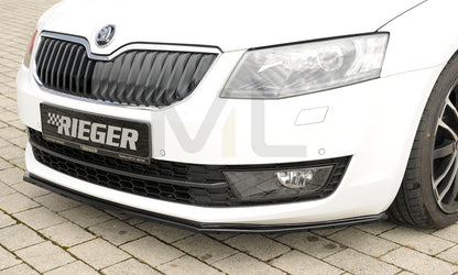 Rieger 00088107 Skoda 5E Octavia Front Splitter 3 | ML Performance UK Car Parts