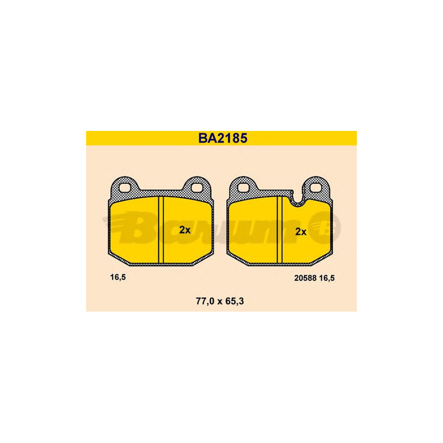 Barum BA2185 Brake Pad Set