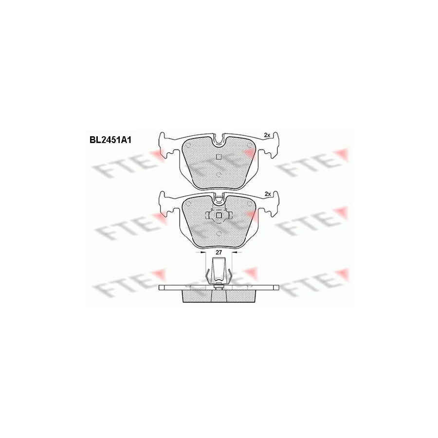 Fte 9010742 Brake Pad Set | ML Performance UK Car Parts