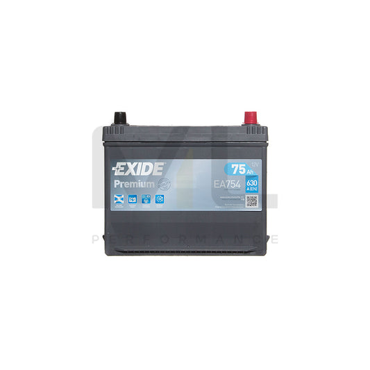 Exide Premium 030 Car Battery (75Ah) - 5 Year Guarantee | ML Performance UK Car Parts