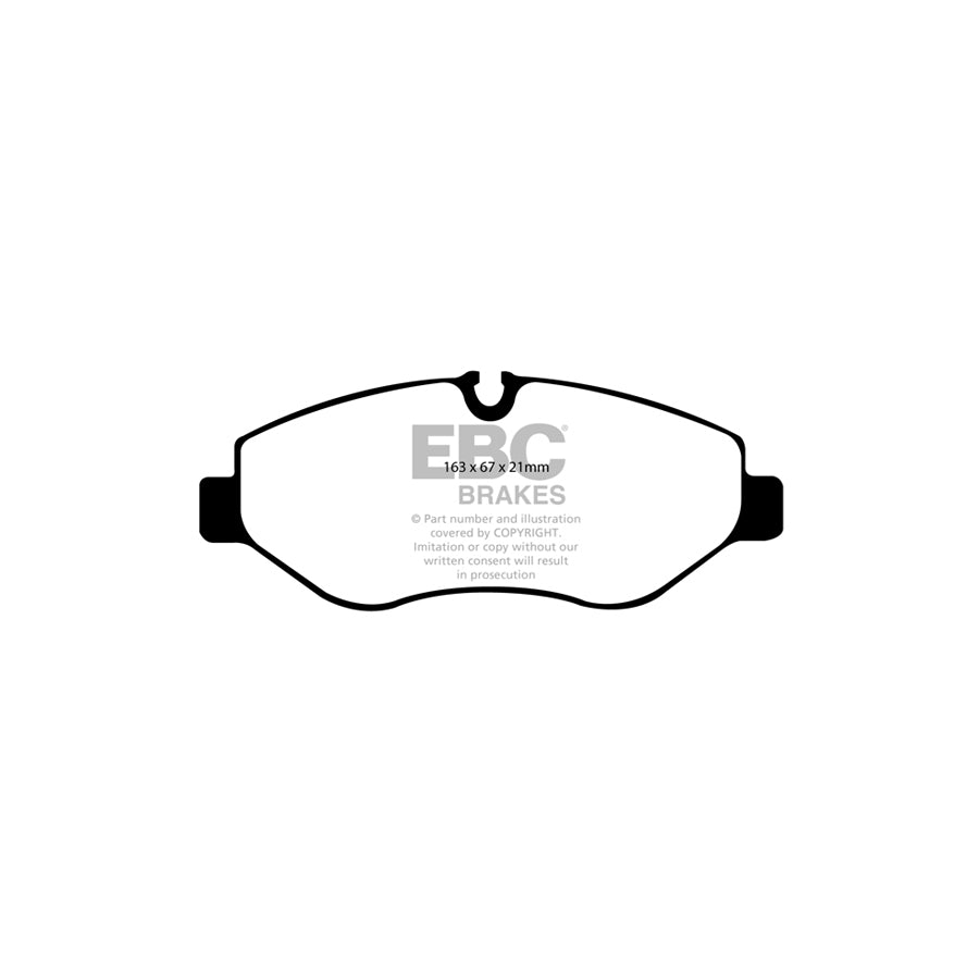 EBC DP61926 Mercedes-Benz VW Greenstuff Front Brake Pads - Brembo/Bosch Caliper 2 | ML Performance UK Car Parts