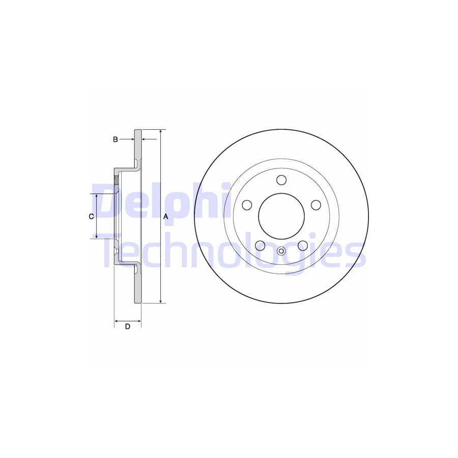 Delphi Bg4675 Brake Disc