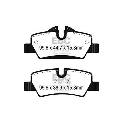 EBC PLK1938 Mini F56 Yellowstuff Pads and Brake Line Performance Pack - TRW Caliper 3 | ML Performance UK Car Parts