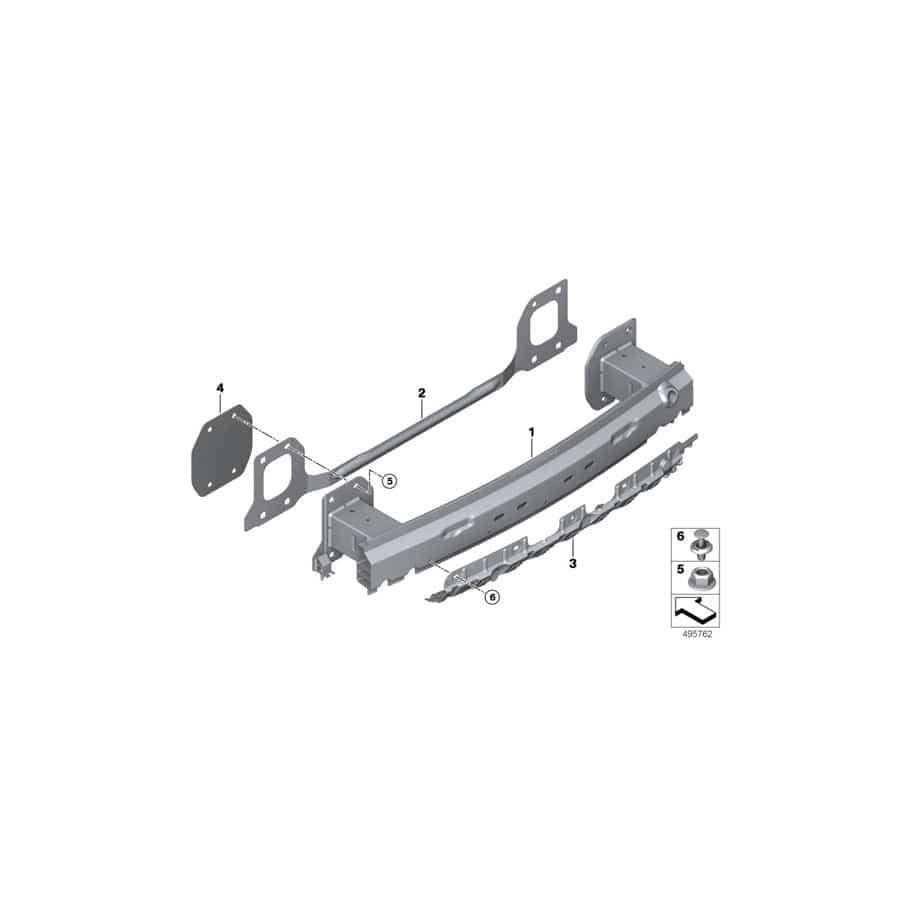 Genuine BMW 51127498072 G07 Adapter For Support Rear US (Inc. X7 40iX & X7 50iX) | ML Performance UK Car Parts