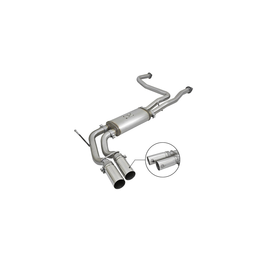  aFe 49-46124-P Cat-Back Exhaust System Nissan Titan 04-15 V8-5.6L  | ML Performance UK Car Parts