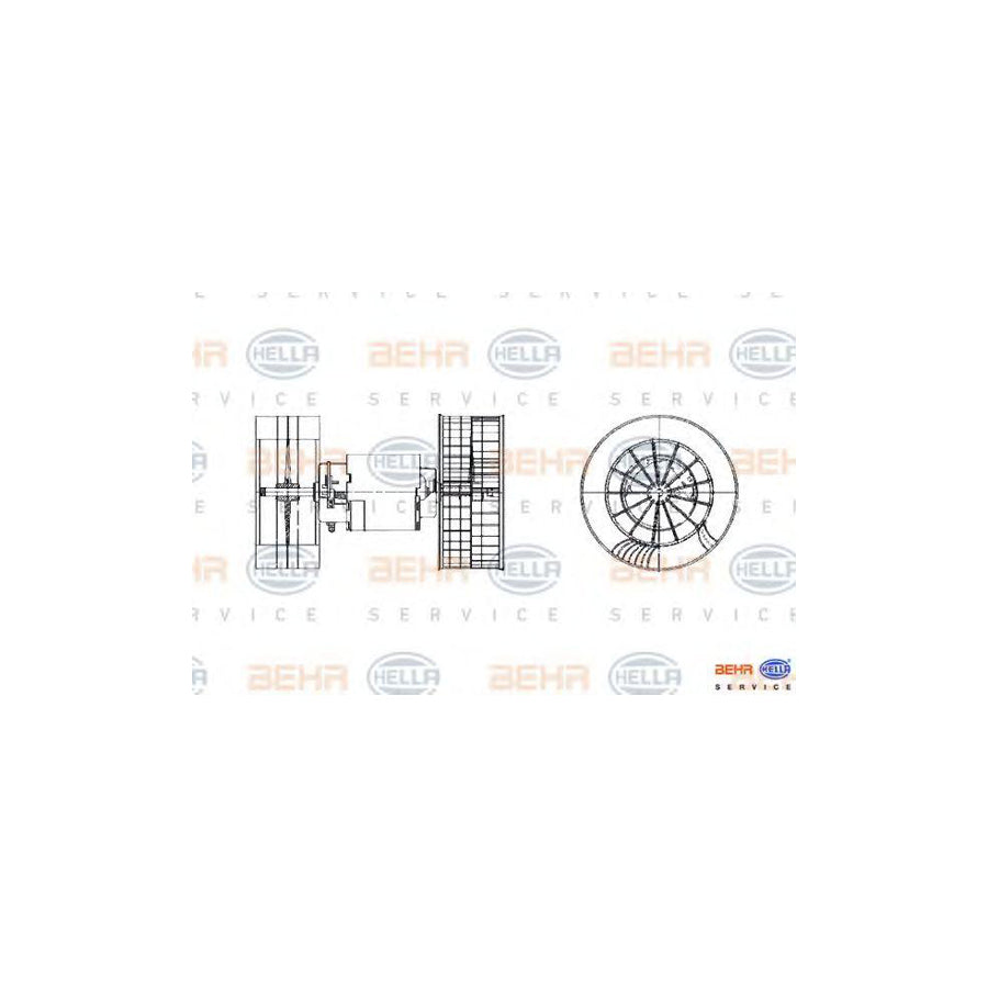 Hella 8EW 009 159-361 Interior Blower