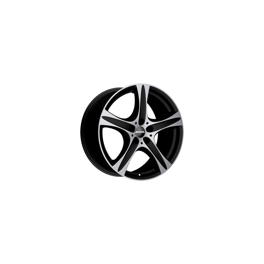 Ronal R55 SUV 8.5x18 ET45 55R8855.37X/332 Matt Black Front Diamond Cut Wheel | ML Performance UK Car Parts