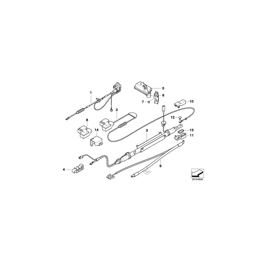 Genuine BMW 61136982276 E60 E64 E61 Covering Cap (Inc. 645Ci, 530i & 535d) | ML Performance UK Car Parts