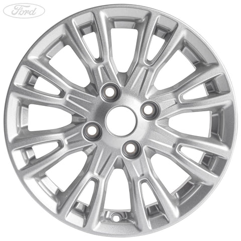 GENUINE FORD 2155083 B-MAX ALLOY WHEEL 15" 8 X 2-SPOKE DESIGN, SPARKLE SILVER | ML Performance UK