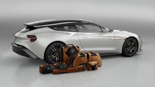 Aston Martin 707559 Vanquish Zagato Shooting Brake 5 Piece Luggage Set | ML Performance UK Car Parts