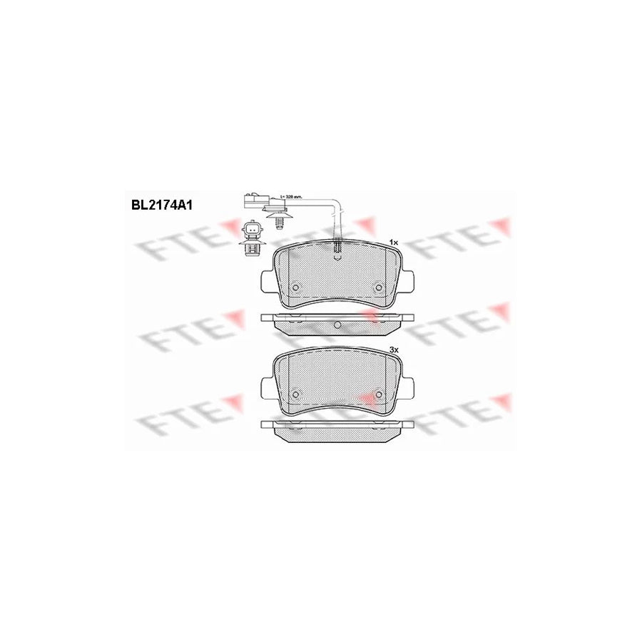 Fte BL2174A1 Brake Pad Set | ML Performance UK Car Parts