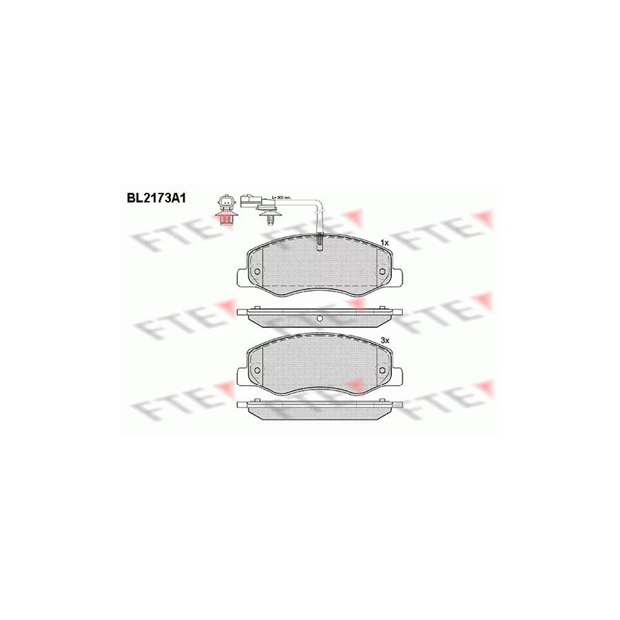 Fte BL2173A1 Brake Pad Set | ML Performance UK Car Parts