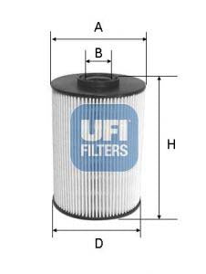 UFI 26.037.00 Fuel Filter