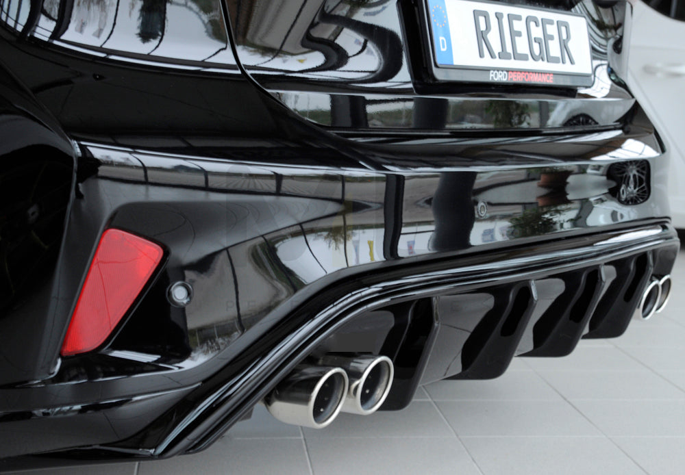 Rieger 00088195 Ford DEH Focus 4 Rear Diffuser (Inc. Focus 4 ST) 8 | ML Performance UK Car Parts