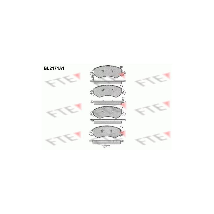 Fte BL2171A1 Brake Pad Set For Ldv Maxus | ML Performance UK Car Parts