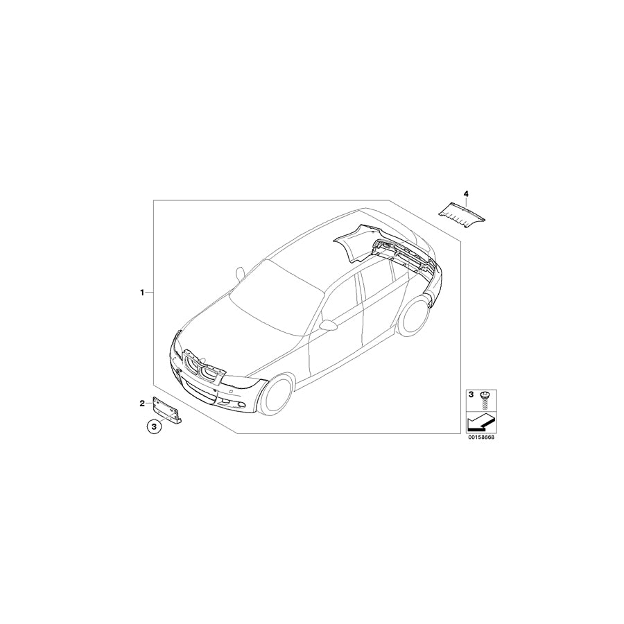 Genuine BMW 51327000058 E88 E87 E81 Expanding Nut (Inc. 118d) | ML Performance UK Car Parts