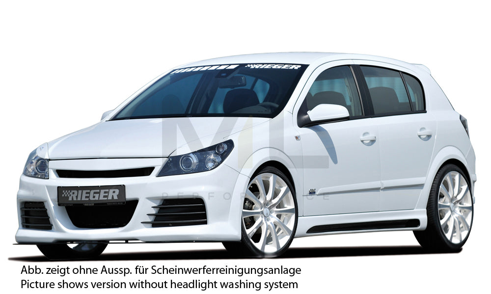 Rieger 00051261 Opel Astra H Front Bumper (Inc. GTC & Twin-Top) 7 | ML Performance UK Car Parts