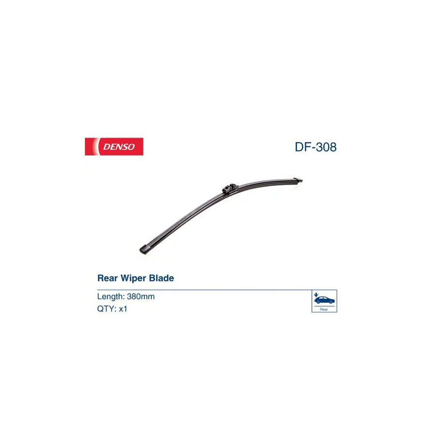 Denso DF308 Wiper Blade Flat Rear Df-308 | ML Performance UK